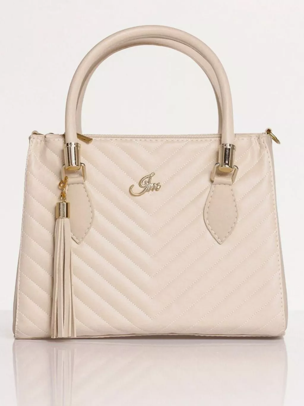 Bolsa Feminina Media Transversal e de Mão Bordado Matelassê