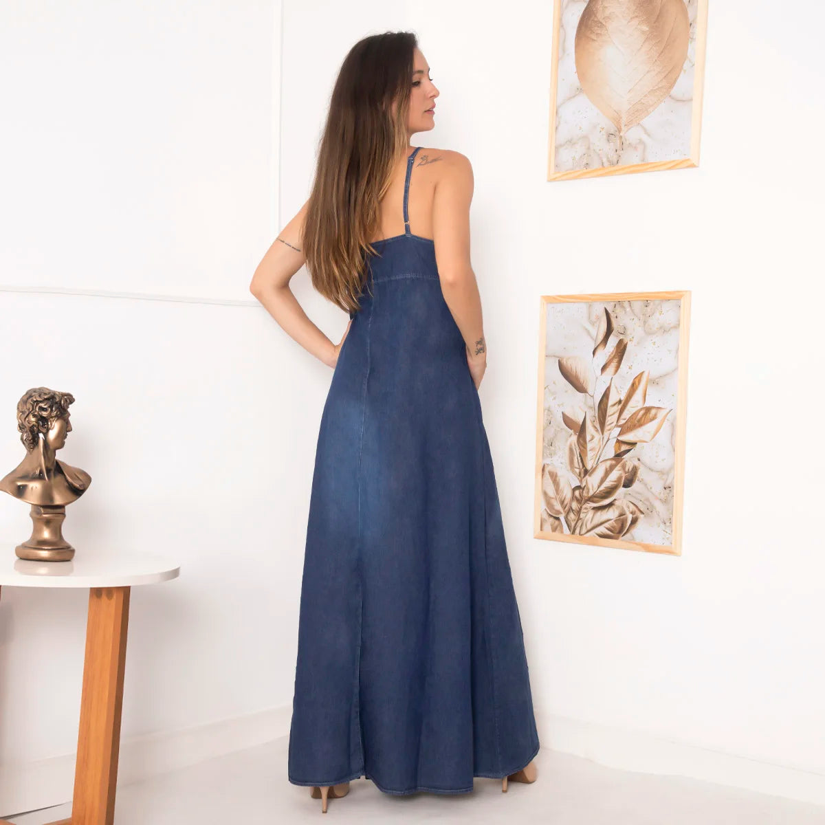 Vestido Jeans com Elastano - LH