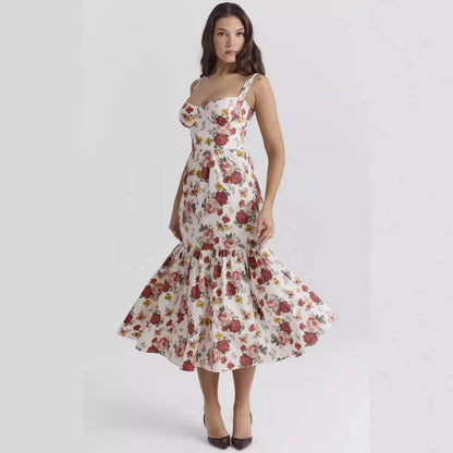 Midi Floral Elegance
