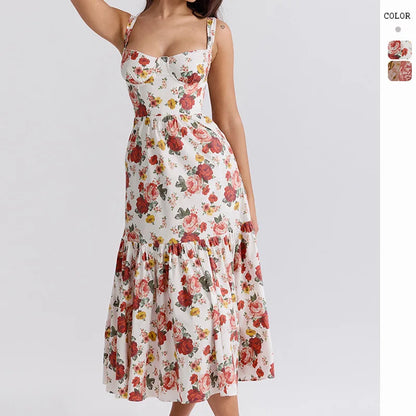Midi Floral Elegance