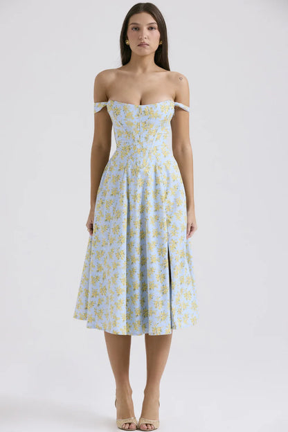 Midi Verde Floral Serenity