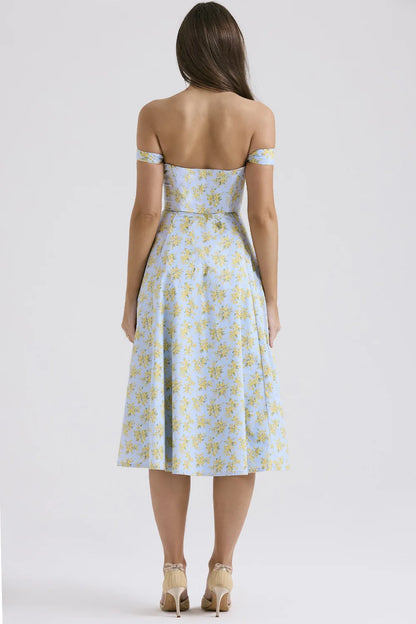 Midi Verde Floral Serenity