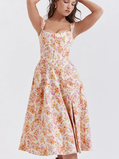 Midi Verde Floral Serenity