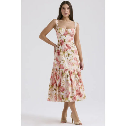 Midi Floral Elegance
