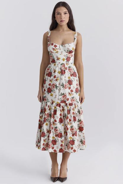 Midi Floral Elegance