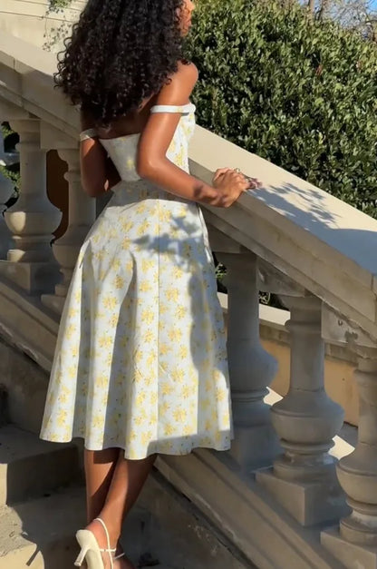 Midi Verde Floral Serenity