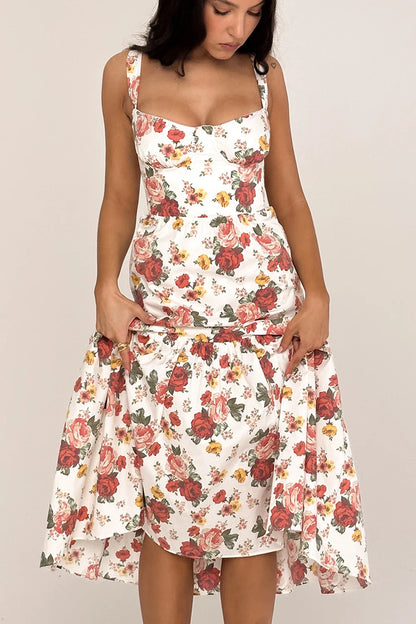 Midi Floral Elegance