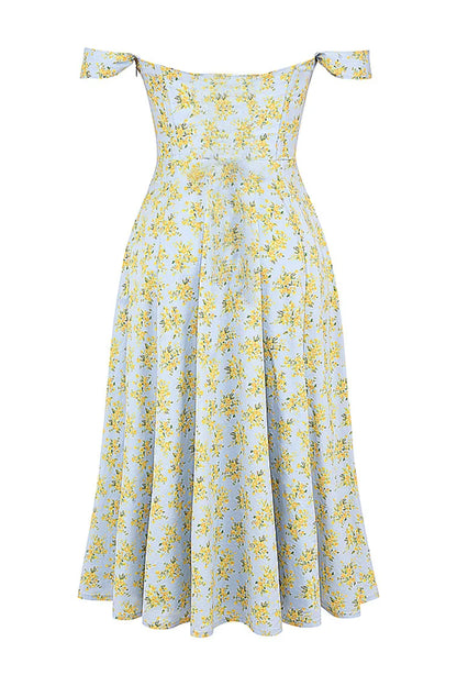 Midi Verde Floral Serenity