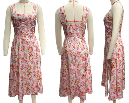 Midi Verde Floral Serenity