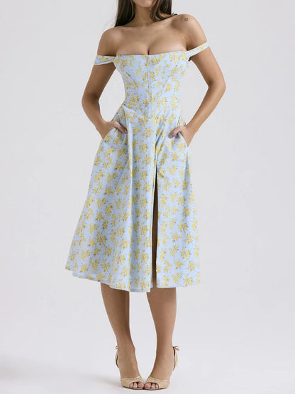 Midi Verde Floral Serenity