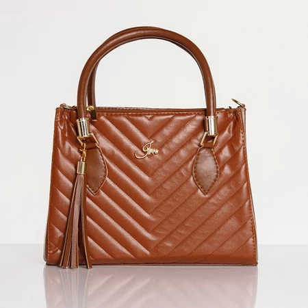 Bolsa Feminina Media Transversal e de Mão Bordado Matelassê