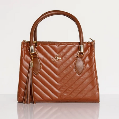 Bolsa Feminina Media Transversal e de Mão Bordado Matelassê